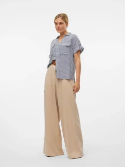 Vero Moda Bumby Skjorte, , L-Dame Bluser & Skjorter