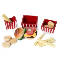 MaMaMeMo Burgermenu-Børn Køkkenlegetøj