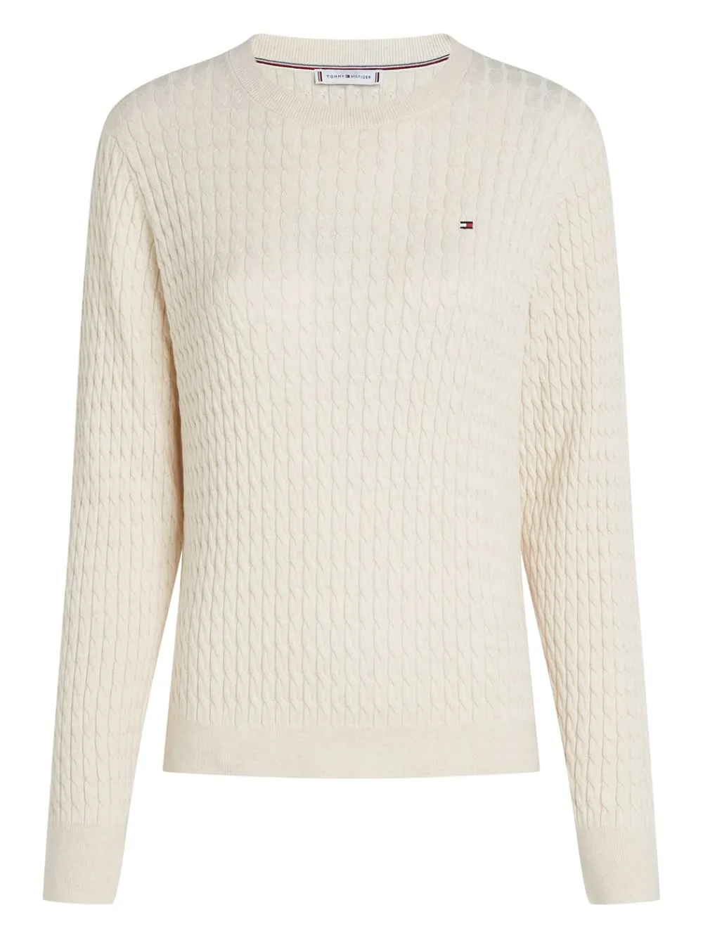 Tommy Hilfiger Cable Striktrøje, , M-Dame Strik & Sweatshirts