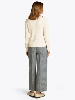 Tommy Hilfiger Cable Striktrøje, , M-Dame Strik & Sweatshirts