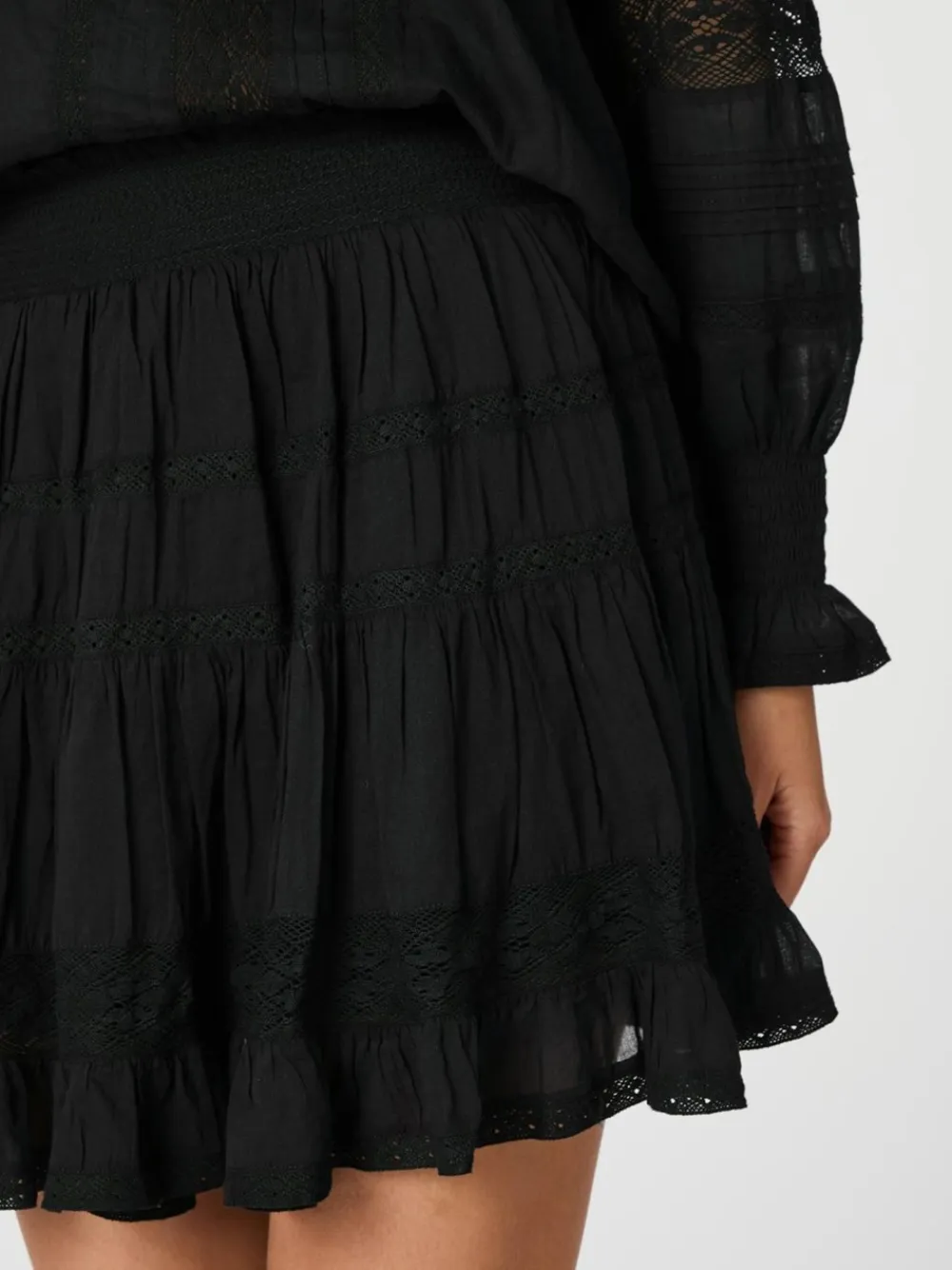 Neo Noir Callia S Voile Nederdel, , 36-Dame Nederdele