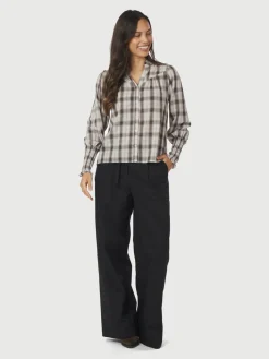 Neo Noir Camisa Big Check Bluse, , 38-Dame Bluser & Skjorter