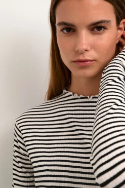 Karen By Simonsen CandaceKB Langærmet T-shirt, , M-Dame T-Shirts & Toppe