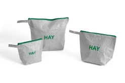HAY Candy Mono 3-pak Toilettaske,-Dame Toilettasker|Toilet- & Makeuptasker