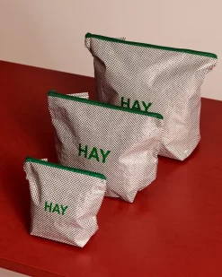 HAY Candy Mono 3-pak Toilettaske,-Dame Toilettasker|Toilet- & Makeuptasker