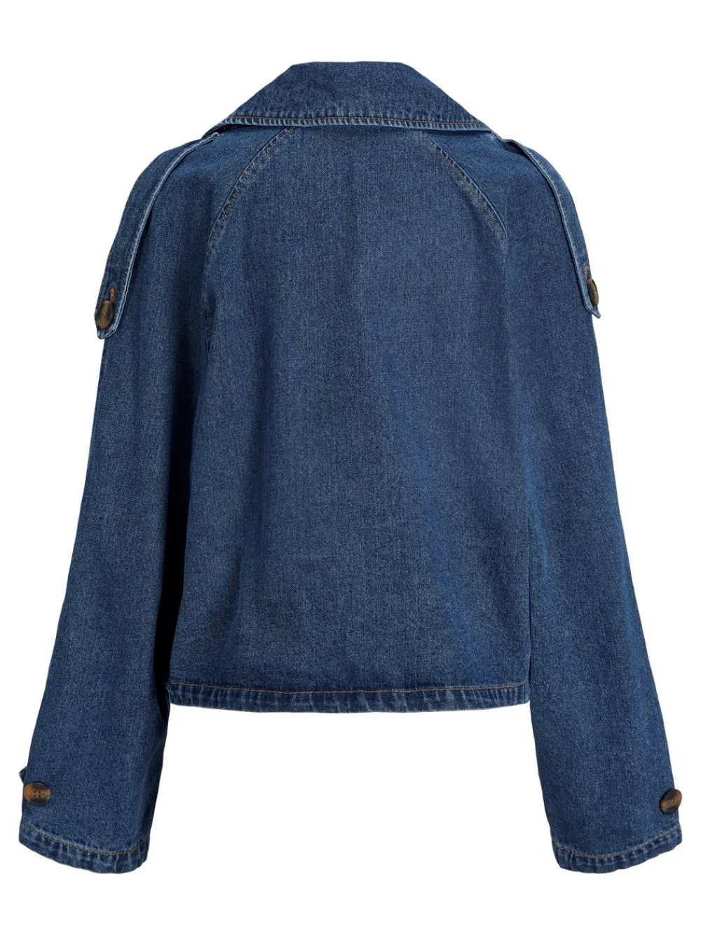 JJXX Carlie Short Denim Trenchcoat, , L-Dame Jakker & Frakker