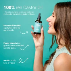 Yuaia Castor Olie, 100 ml- Hårpleje