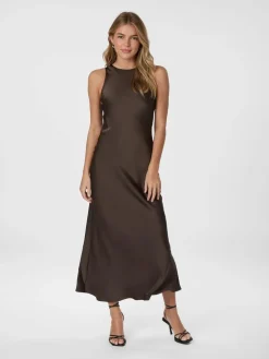 Neo Noir Celinie Heavy Sateen Kjole, , 36-Dame Kjoler