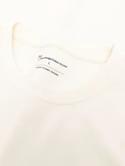 Knowledge Cotton Apparel Chest Embroidery T-shirt, , L- T-Shirts & Poloer