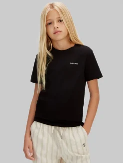 Calvin Klein Chest Logo T-shirt, , 140 cm-Børn T-Shirts & Toppe