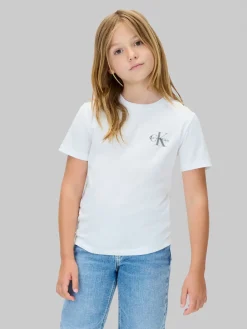 Calvin Klein Chest Monologo T-shirt, , 152 cm-Børn T-Shirts & Toppe