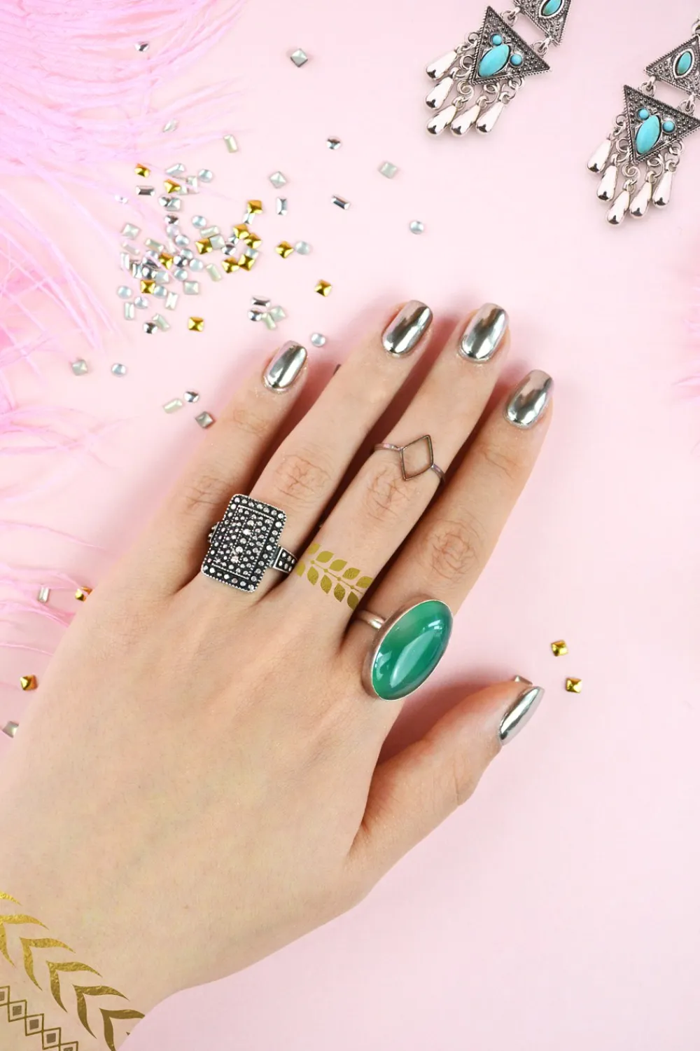 Le Mini Macaron Chrome Powder Le Metallique Kit- Negle