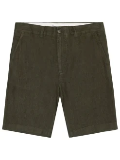 Knowledge Cotton Apparel Chuck Linen Shorts, , 36- Shorts