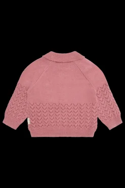 Hust & Claire Cilja Embroidery Cardigan, , 92 cm-Børn Cardigans
