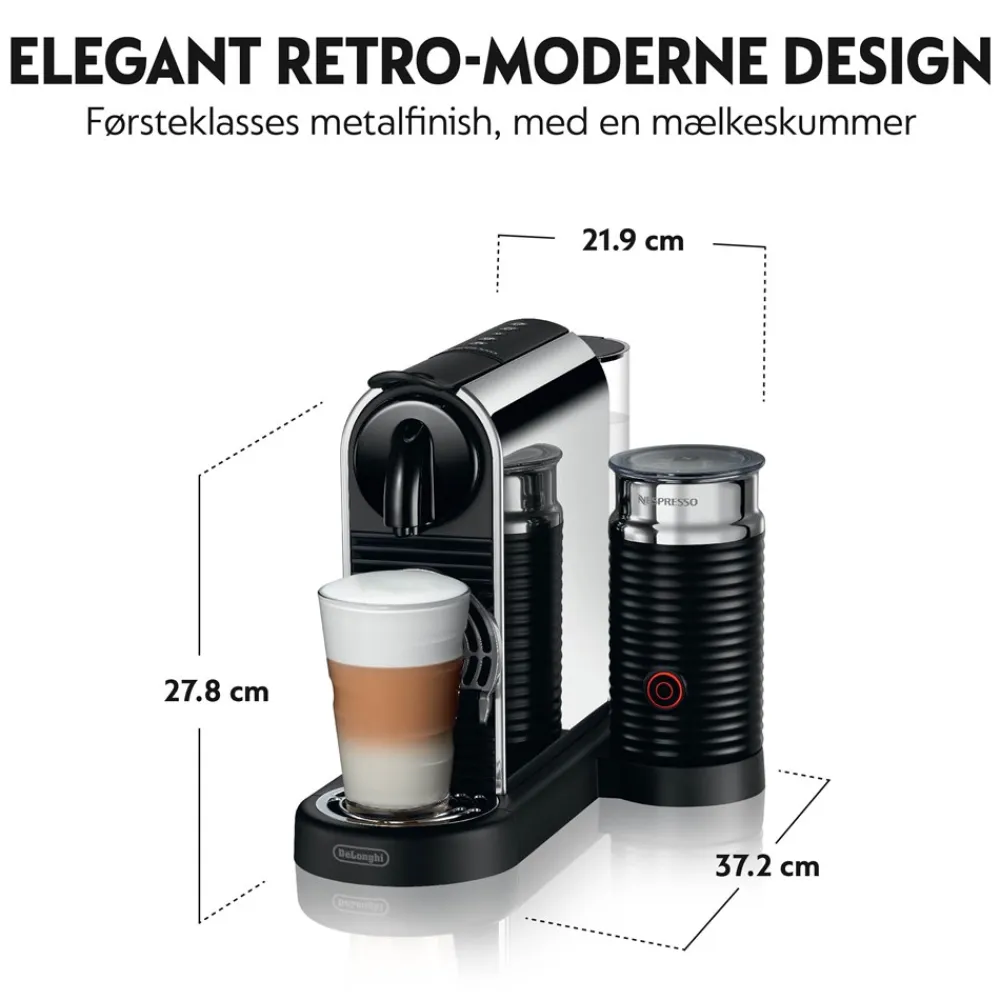 Nespresso Citiz Platinum&Milk Kaffemaskine,- Køkkenmaskiner