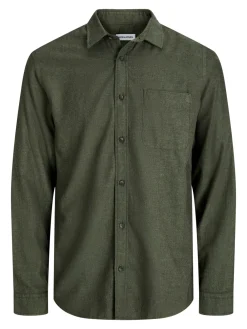 Hot Classic Melange Skjorte, , M Skjorter
