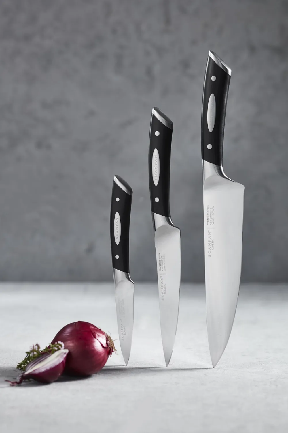 SCANPAN Classic 3-pak Kokkesæt- Køkkenknive & Tilbehør