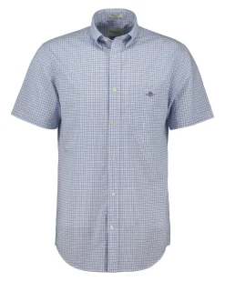 GANT Classic Poplin Check Skjorte, , XL- Skjorter