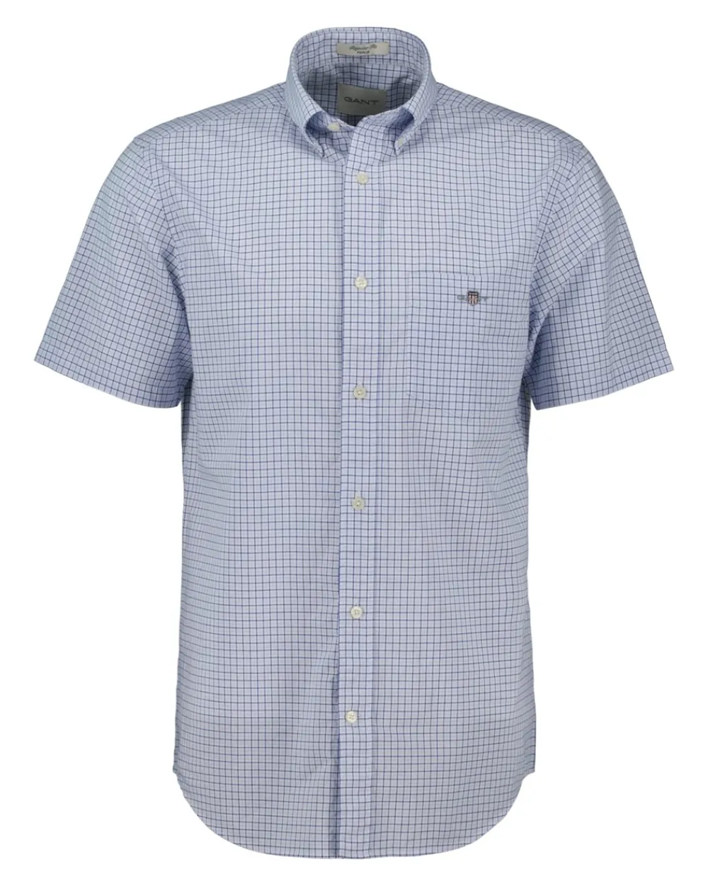 GANT Classic Poplin Check Skjorte, , XL- Skjorter