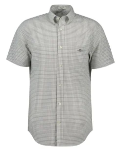 GANT Classic Poplin Check Skjorte, , XL- Skjorter