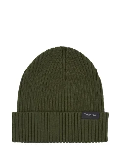 Calvin Klein Classic Rib Beanie, , One size- Huer & Kasketter