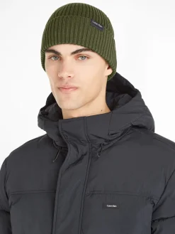 Calvin Klein Classic Rib Beanie, , One size- Huer & Kasketter