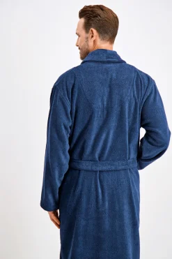 Best Classic Terry Morgenkåbe, Dark Blue, XXL Nattøj