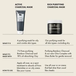 Origins Clear Improvement Rich Purifying Charcoal Mask, 30 ml- Ansigtspleje