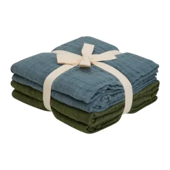 Pippi Cloth Muslin Solid 4-pak Stofbleer,-Børn Hagesmække & Stofbleer