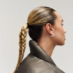 Camille Brinch Cloudy Puffer Hoops,-Dame Øreringe