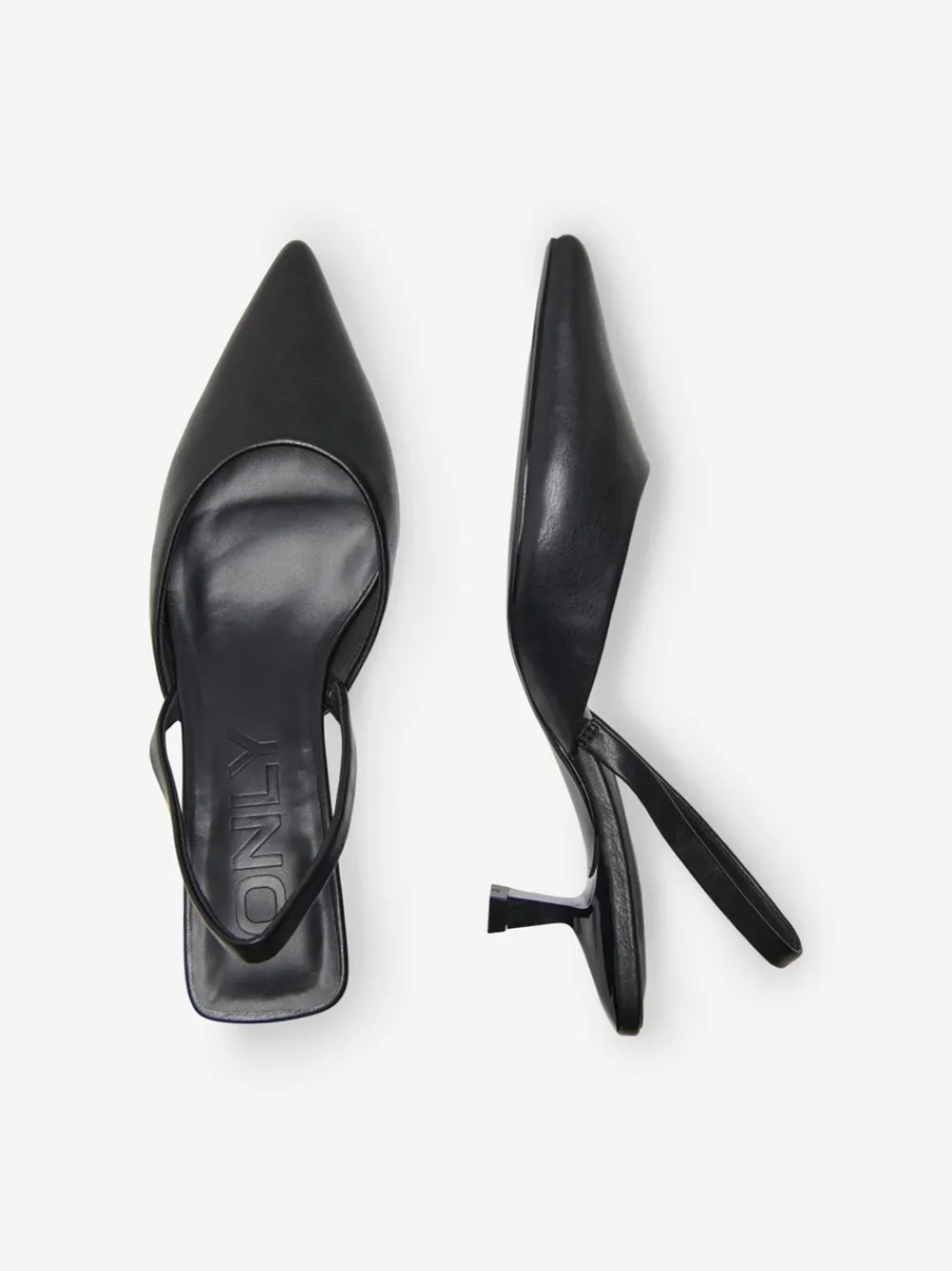 ONLY Coco-4 Slingback Højhælede Sko, , 36-Dame Højhælede Sko