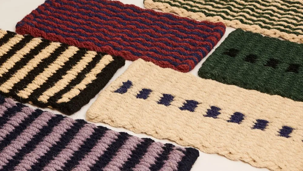 HAY Coco Stripe Wave Dørmåtte,- Dørmåtter
