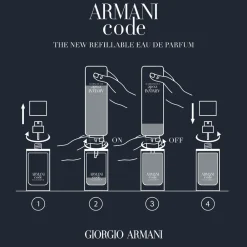 Armani Code Eau De Parfum, 125 ml- Eau De Parfum
