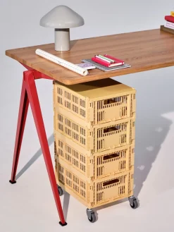 HAY Colour Crate Medium 4-pak Hjul- Kurve & Andet Tilbehør