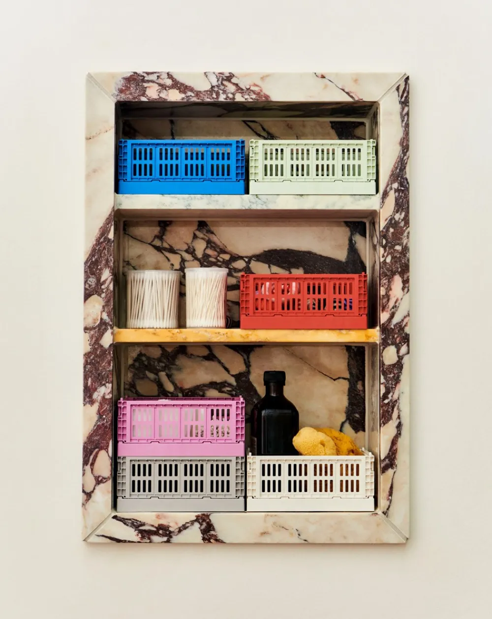 HAY Colour Crate Mini 2-pak Kasse,- Kurve & Andet Tilbehør
