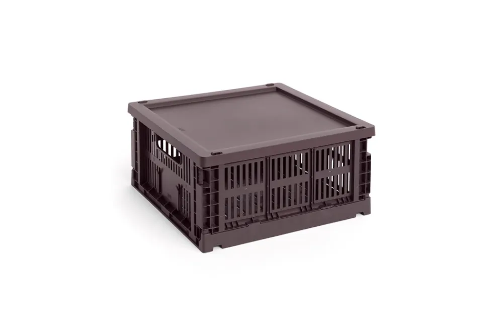 HAY Colour Crate Square Medium Plastiklåg,- Kurve & Andet Tilbehør