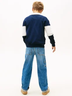Tommy Hilfiger Colourblock Polo, , 164 cm-Børn Strik & Sweatshirts