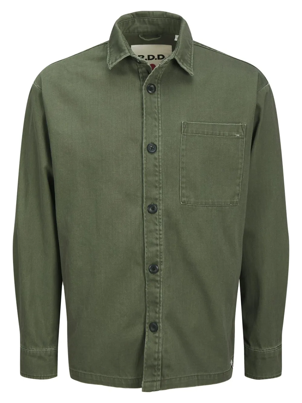 R.D.D. Royal Denim Division Colter Twill Overshirt, , L- Overshirts