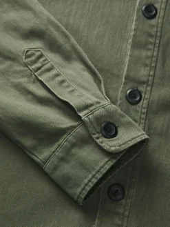 R.D.D. Royal Denim Division Colter Twill Overshirt, , L- Overshirts