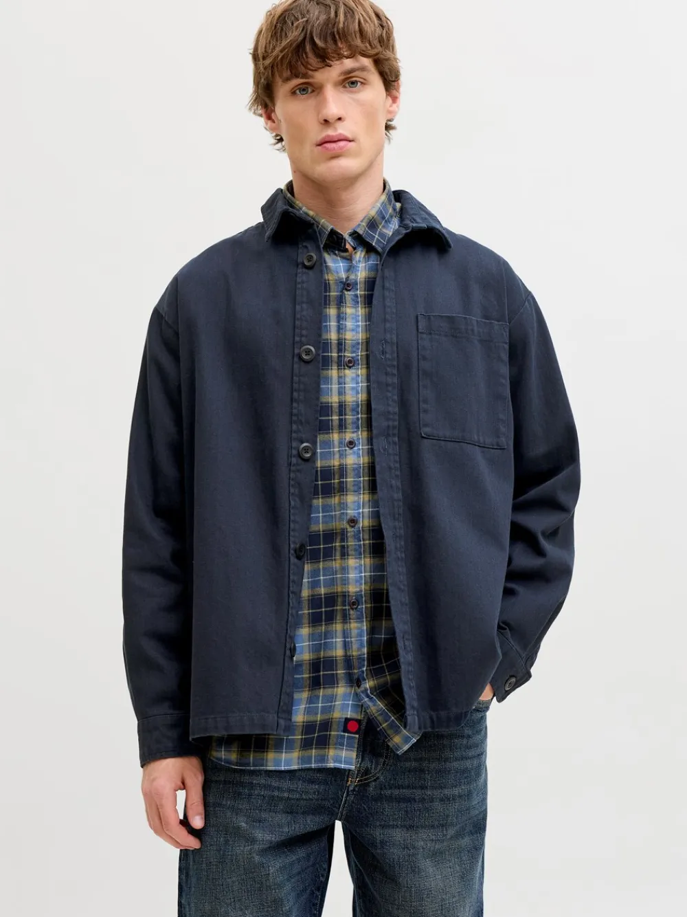 R.D.D. Royal Denim Division Colter Twill Overshirt, , XXL- Overshirts