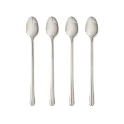 Georg Jensen Copenhagen Cafe Latte Teske, Mat Stål, 4 Dele- Bestik
