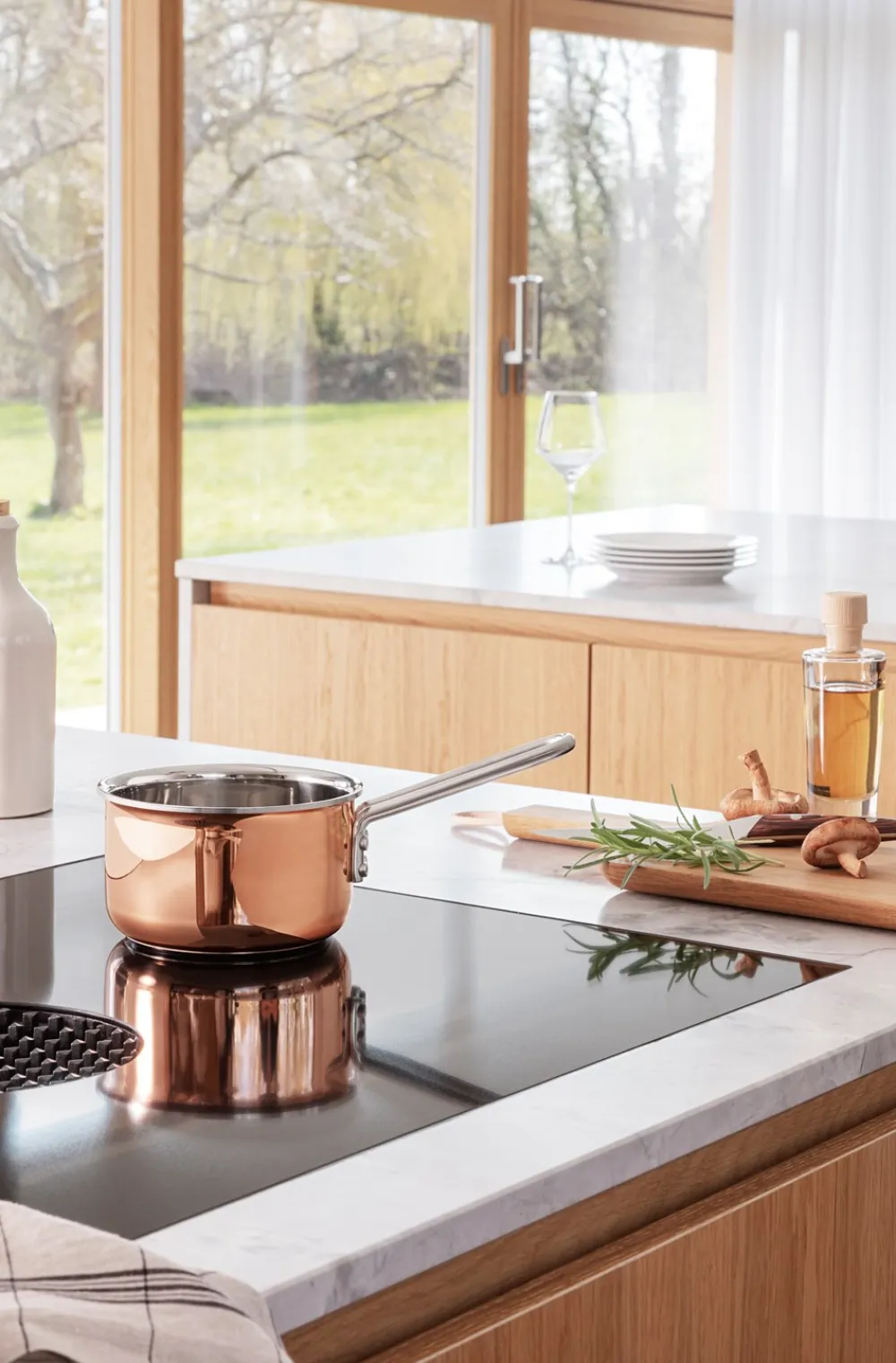 Eva Trio Copper Kaserolle, 1 L- Gryder & Pander