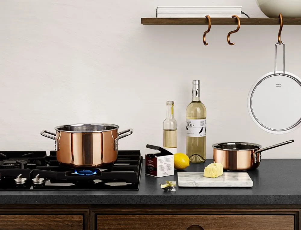 Eva Trio Copper Kaserolle, 1,5 L- Gryder & Pander