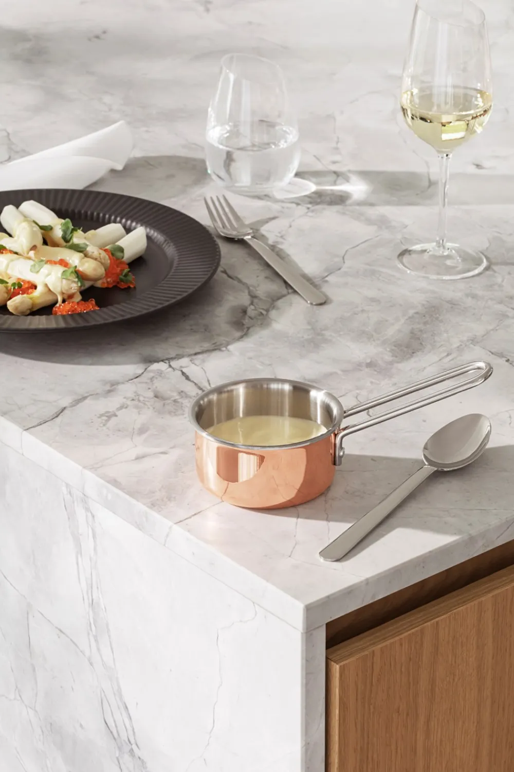 Eva Trio Copper Serveringskasserolle, 0,3 L- Gryder & Pander