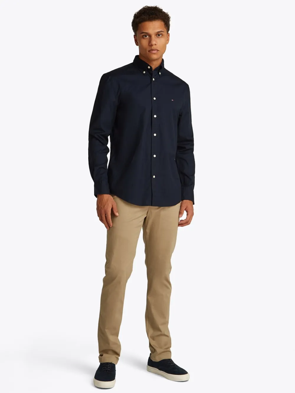 Hot Core Flex Poplin Solid Skjorte, , XL Skjorter
