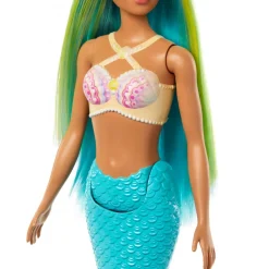 Barbie Core Mermaid Blå/Grøn Dukke-Børn Dukker & Tilbehør