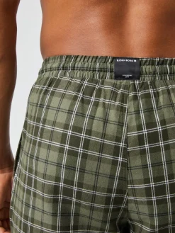 Online Core Soft Flannel Pyjamasbukser, , S Nattøj