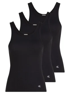 Outlet Cotton 3-pak Tank Top, , XS Dame Loungewear