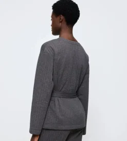 Discount Cozy Comfort Quilted Robe Bluse, , 44 Dame Loungewear