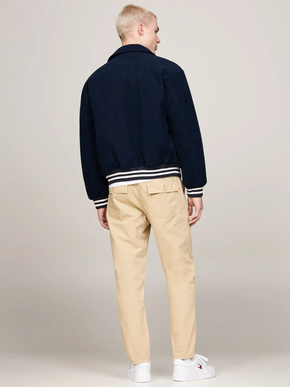 Tommy Jeans Crest Cord Letterman Jakke, , XL- Jakker & Frakker